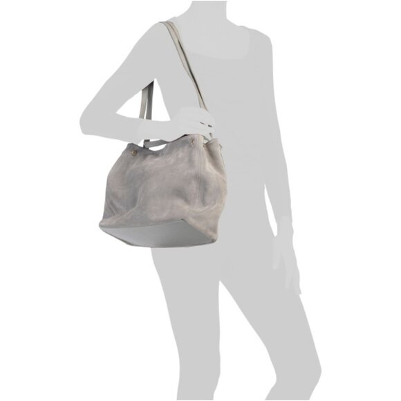 CHEVAL Made In Italy Suede Satchel Crossbody - Picture 4 of 4